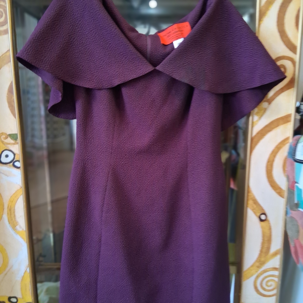 Elegant Purple Midi Dress